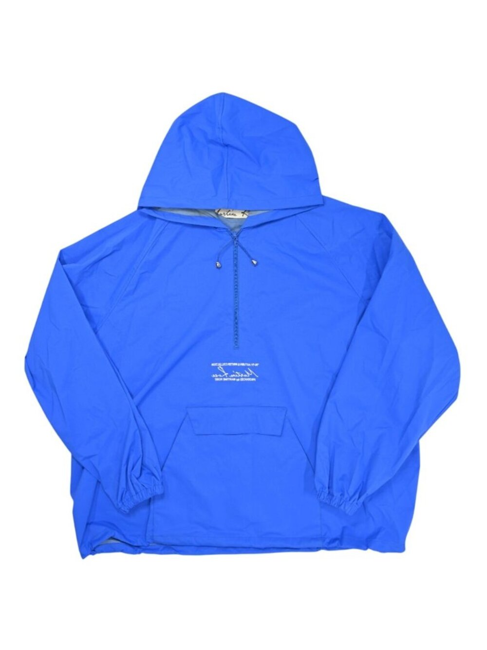 Martine Rose Wind Cheater With Embroidery in Blue - Picture 1 of 5
